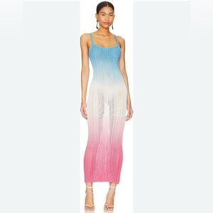 NWT Revolve NBD Sindarin Maxi Dress in Berry Ombre